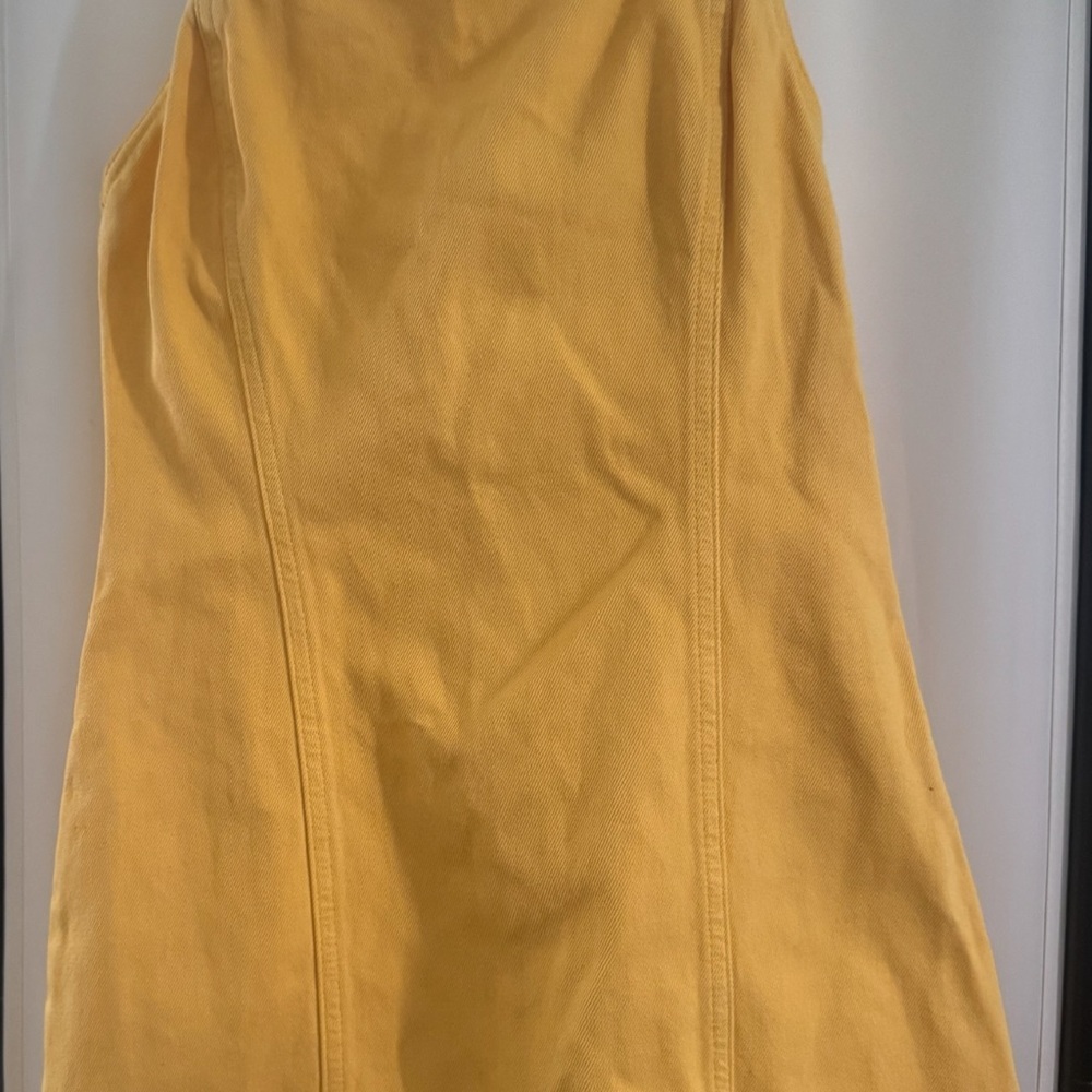 BDG Sunny Yellow A-Line Skirt